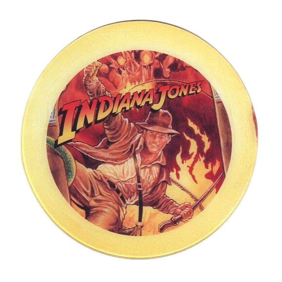 Indiana Jones Pinball Machine NOS Original Promo Plastic Harrison Ford - Picture 1 of 2